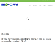 Tablet Screenshot of bio-dry.com